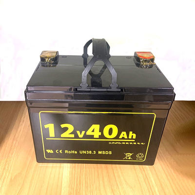 181 * 77 * 168 mm 12v40ah 12,8 V Lifepo4 Bateria litowa do oświetlenia awaryjnego