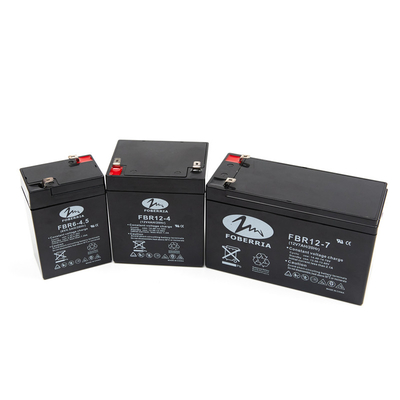 Czarny uszczelniony akumulator kwasowo-ołowiowy 6v 4ah 20hr Akumulator kwasowo-ołowiowy UPS